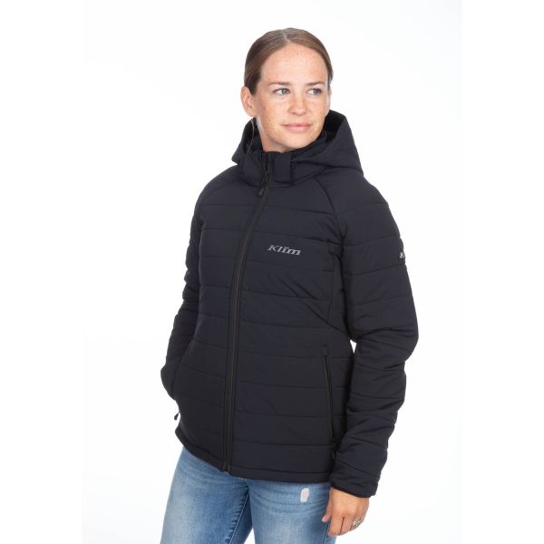 Geci/Hanorace Casual Klim Geaca Dama Waverly Stretch Insulated Hooded Black 25