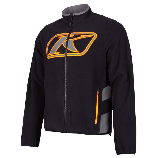  Klim Mid Layer Youth Jacket Torch Black