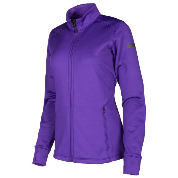 Underlayer Snow Klim Geaca Mid Layer Snowmobil Dama Sundance Heliotrope/Metallic Black