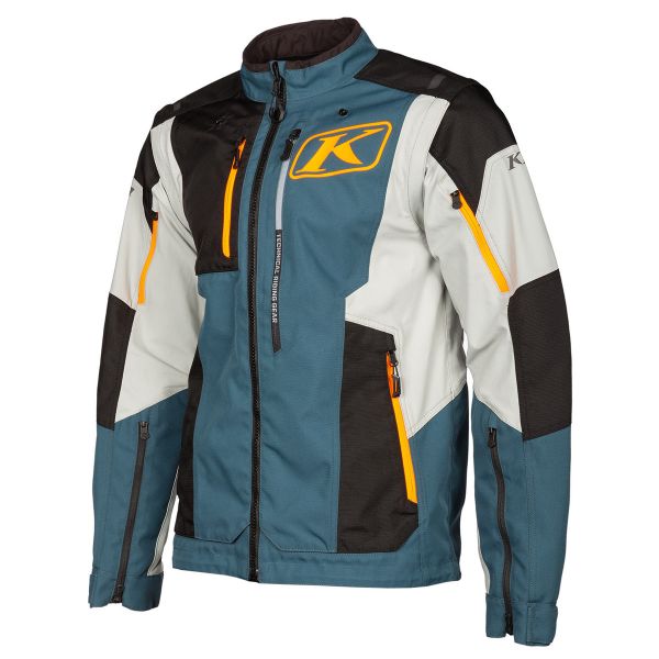 Jackets Enduro Klim Moto MX Dakar Jacket Striking Petrol