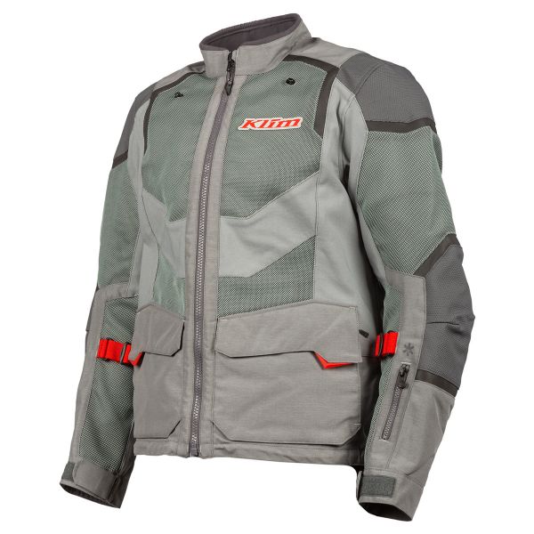 Geci Moto Textil Klim Geaca Moto Textil Touring Baja S4 Cool Gray-Redrock