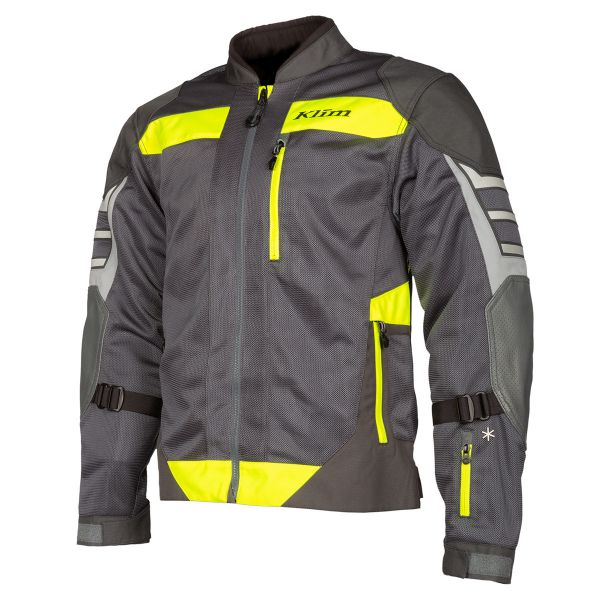 Textile jackets Klim Moto Textil Touring Induction Pro Jacket Asphalt-Hi-Vis