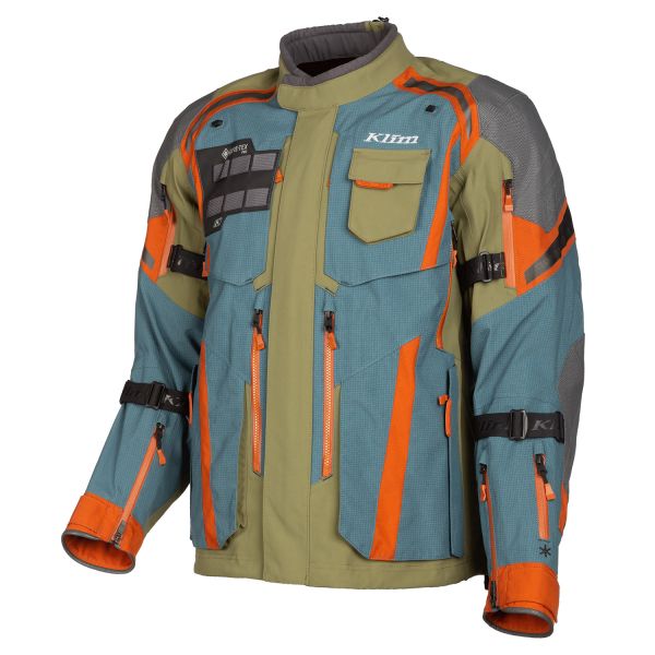 Textile jackets Klim Moto Textile Jacket Badlands Pro A3 Petrol/Potter's Clay