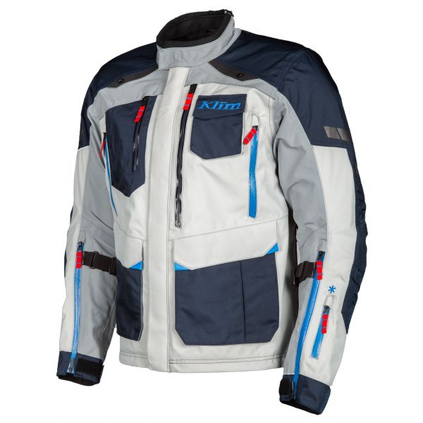 Textile jackets Klim Moto Textile Jacket Carlsbad Navy Blue/Cool Gray
