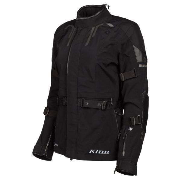 Textile Womens Jackets Klim Women Textile Moto Altitude Jacket Stealth Black