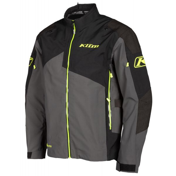 Textile jackets Klim Moto Textile Jacket Raptor GTX Overshell Asphalt/Hi/Vis