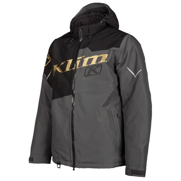  Klim Snowmobil Insulated Jacket Instinct Youth Black-Metallic Gold