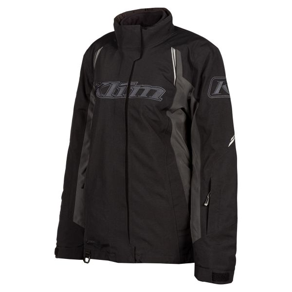 Women's Jackets Klim Women Insulated Snowmobil Jacket Strata Black Asphalt