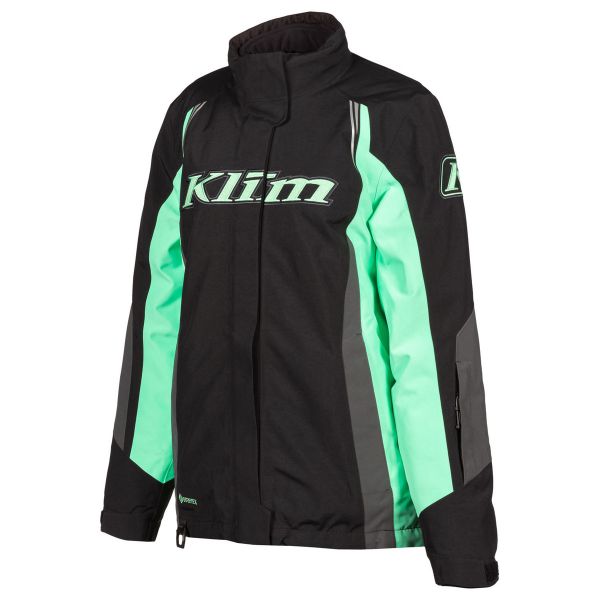 Women's Jackets Klim Women Insulated Snowmobil Jacket Strata Black Wintermint