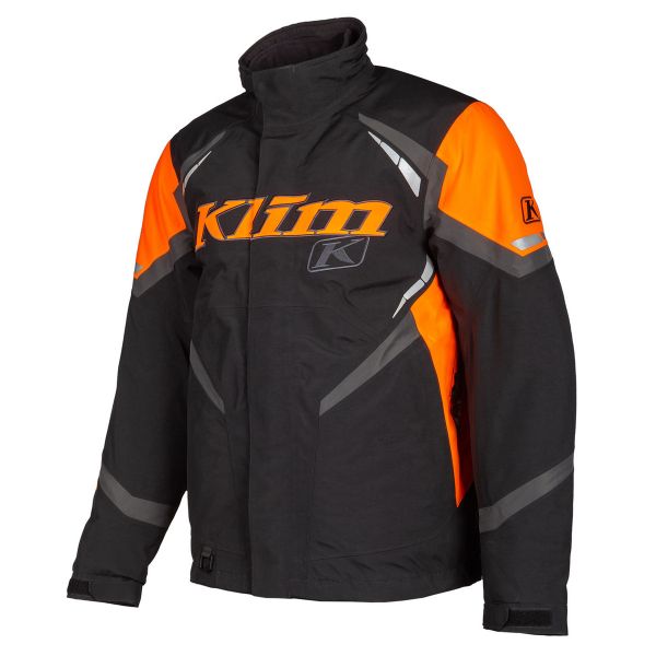 Geci Snowmobil Klim Geaca Snowmobil Insulated Keweenaw Black-Strike Orange