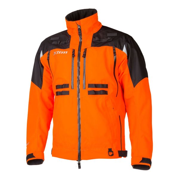 Jackets Klim Non-Insulated Snowmobil Jacket BlackHawk Parka Orange