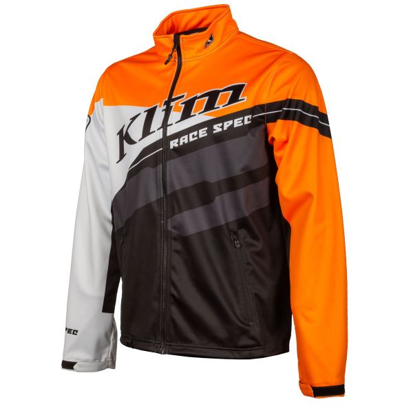  Klim Youth Non-Insulated Snowmobil Jacket Race Spec Strike Orange