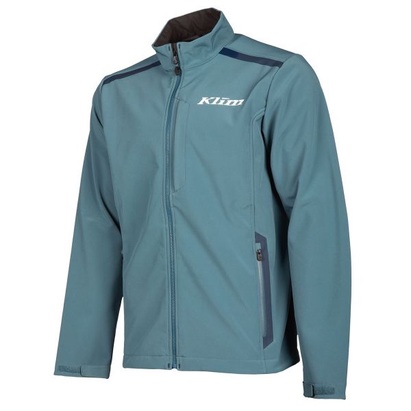 Jackets Klim Snowmobil Non-Insulated Jacket Delta Petrol/White