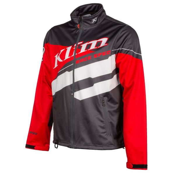 Jackets Klim Non-Insulated Snowmobil  Jacket Race Spec High Risk Red