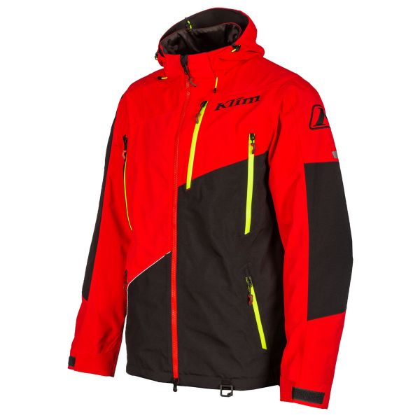 Jackets Klim Non-Insulated Snowmobil Jacket Storm Jacket High Risk Red