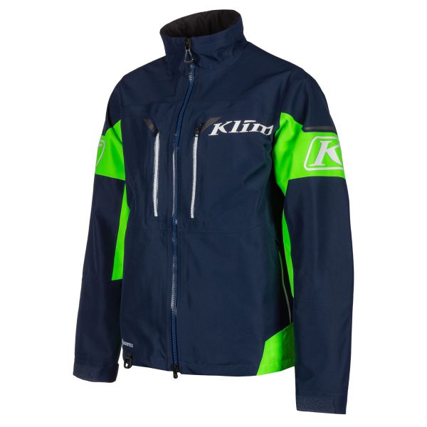  Klim Geaca Snowmobil Non-Insulated Tomahawk Navy Blue Electrik Gecko