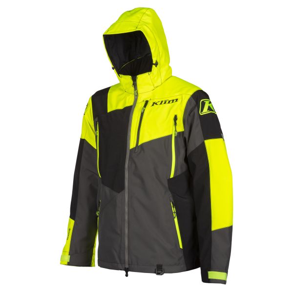  Klim Non-Insulated Snowmobil Jacket Storm Jacket Hi-Vis