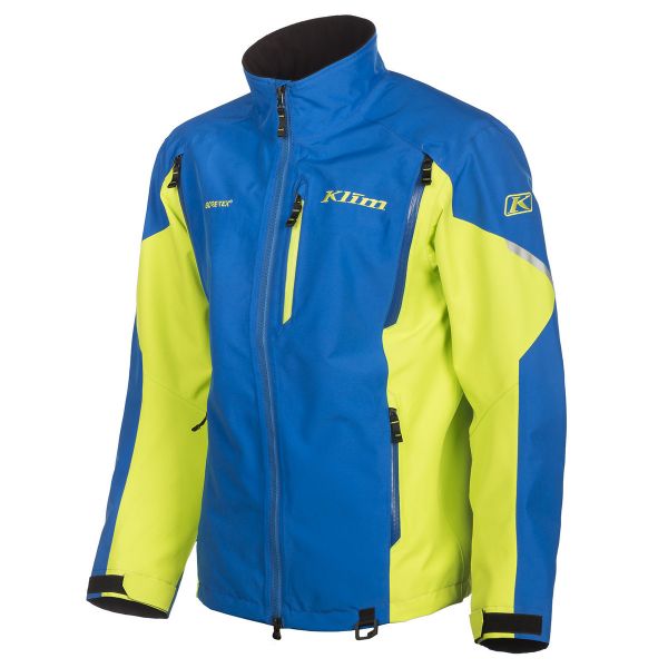 Geci Snowmobil Klim Geaca Snow Tomahawk Parka Blue/Lime 2020