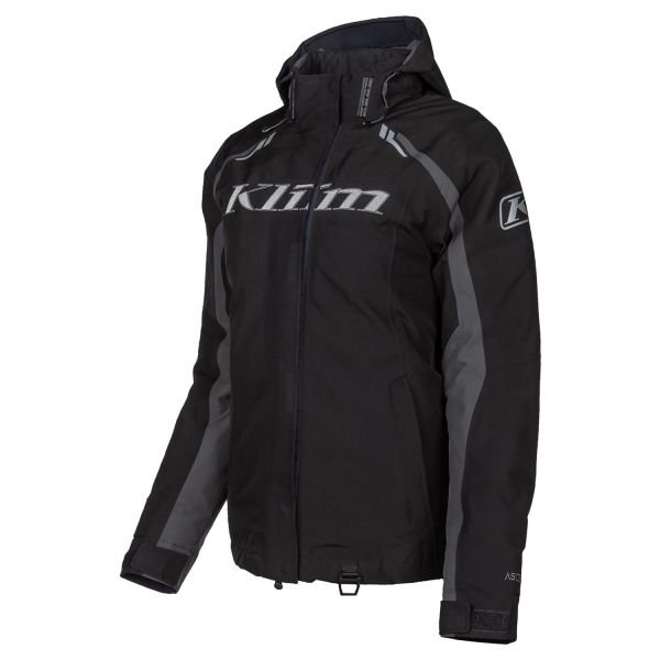 Women's Jackets Klim Women Insulated Flare Jacket Black/Asphalt