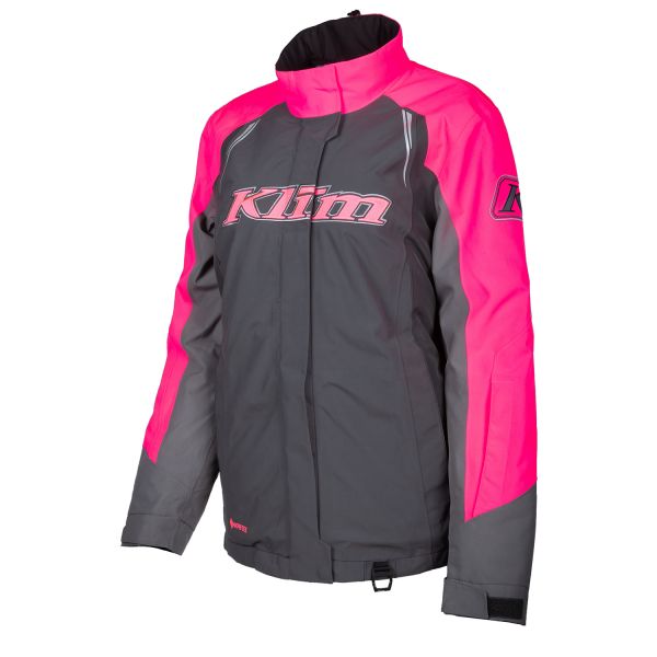 Women's Jackets Klim Women Insulated Strata Jacket Asphalt/Knockout Pink