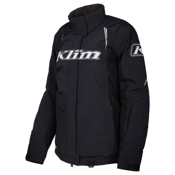 Women's Jackets Klim Women Insulated Strata Jacket Black/Metallic Silver