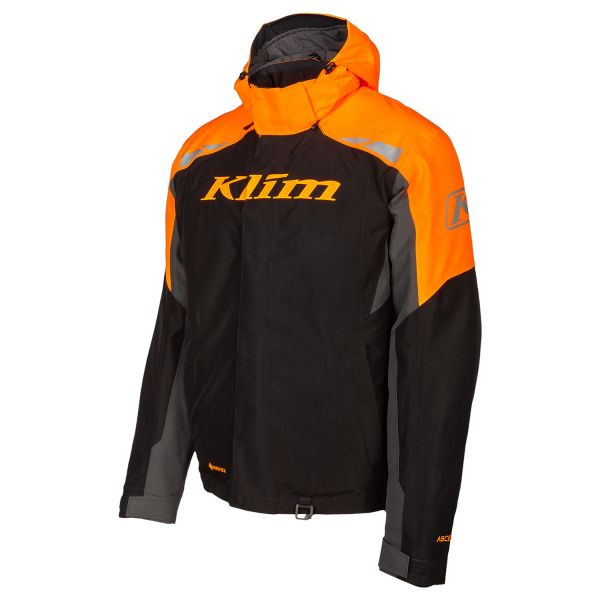 Geci Snowmobil Klim Geaca Snowmobil Insulated Rift Black/Strike Orange