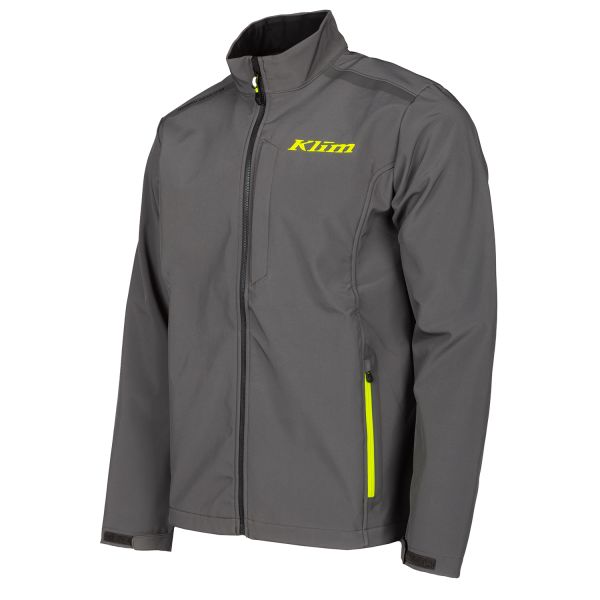 Jackets Klim Snowmobil Non-Insulated Jacket Delta Asphalt/Hi-Vis