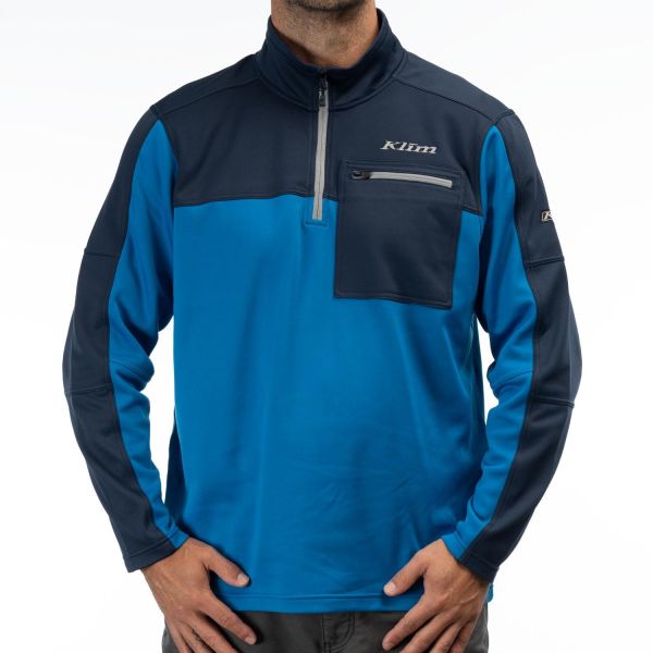 Geci/Hanorace Casual Klim Jacheta Glacier 1/4 Zip Imperial Blue/Dress Blues 24