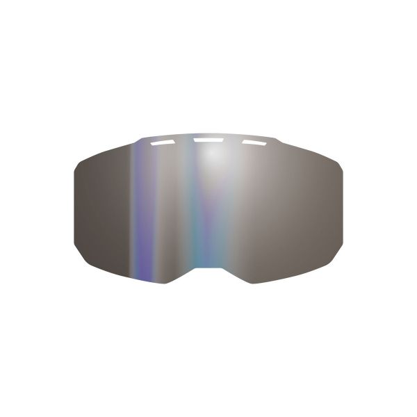Accesorii Ochelari Snow Klim Lentila Schimb Ochelari Snowmobil Edge Lens Dark Smoke Silver Mirror