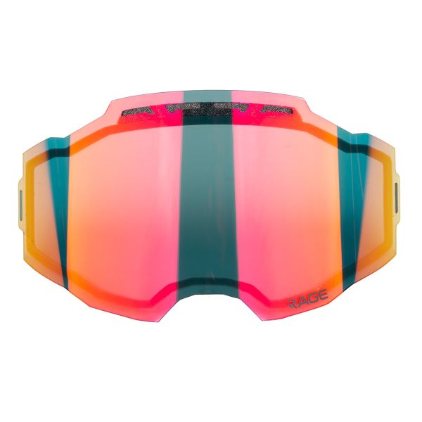 Goggles Accessories Klim Edge Snowmobil Goggles Lens Rage Smoke Red Mirror