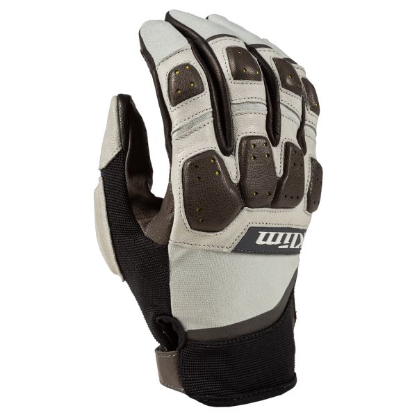 Gloves MX-Enduro Klim Moto MX Gloves Dakar Pro Cool Gray