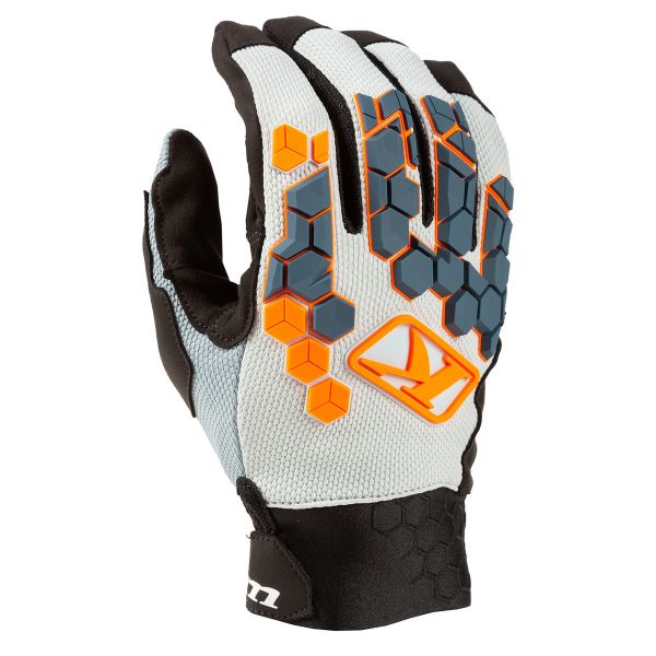 Gloves MX-Enduro Klim Moto MX Gloves Dakar Striking Petrol