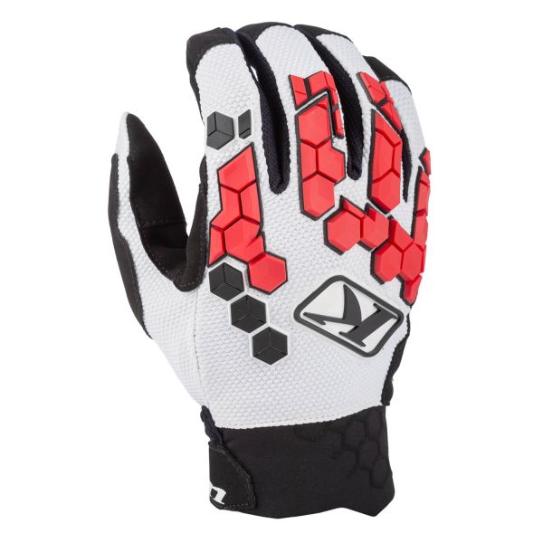 Manusi MX-Enduro Klim Manusi Moto MX/Enduro Dakar White/Black 25