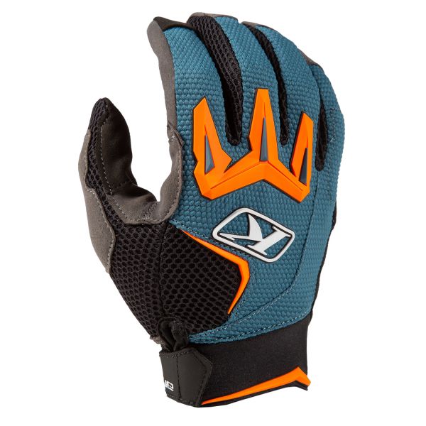 Gloves MX-Enduro Klim Moto MX Gloves Mojave Orange Krush