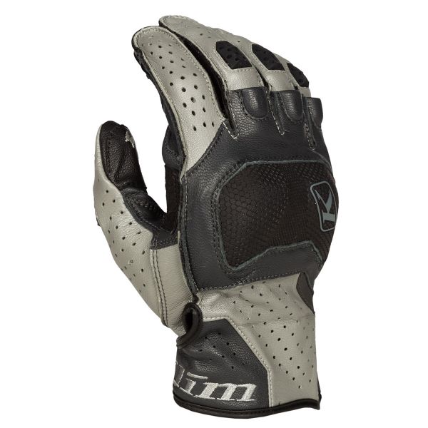 Manusi Moto Touring Klim Manusi Moto Piele Badlands Aero Pro Short Monument Gray