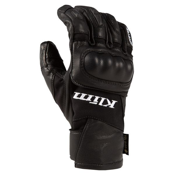 Gloves Womens Klim Women's Adventure GTX Short Glove Black