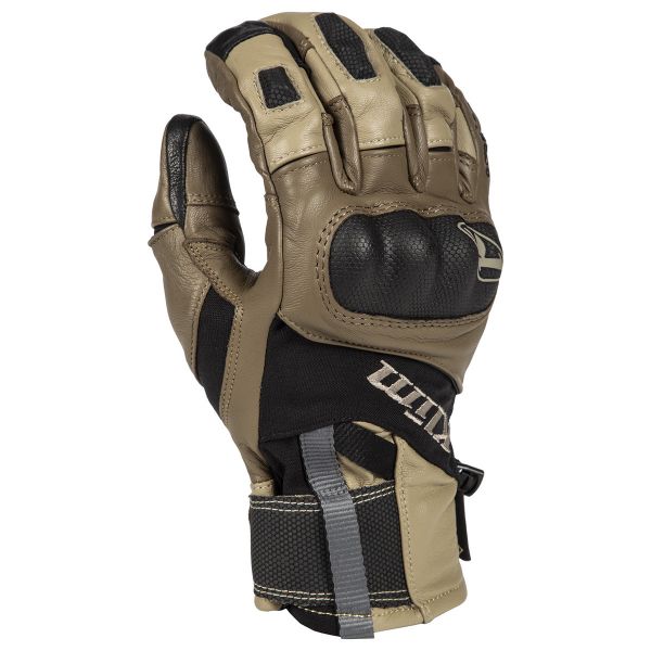 Gloves Touring Klim Adventure GTX Short Glove Tan