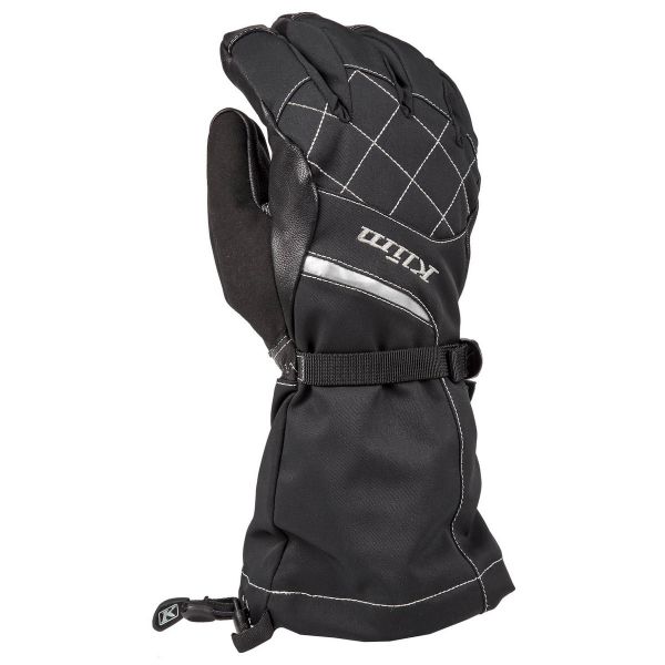  Klim Snowmobil Gloves Long Women Allure Matte Black