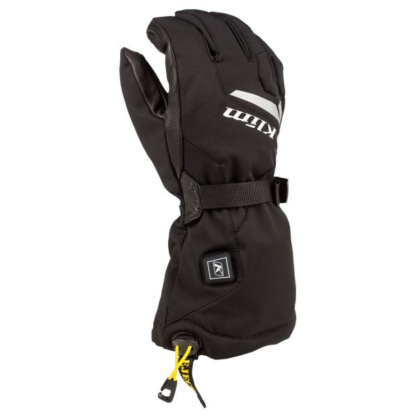  Klim Snowmobil Resistor Heated Gauntlet Glove Black 24