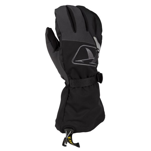  Klim Snowmobil Gloves Insulated Klimate Gauntlet Black