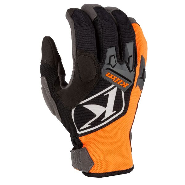  Klim Manusi Snowmobil Non-Insulated Impact Strike Orange