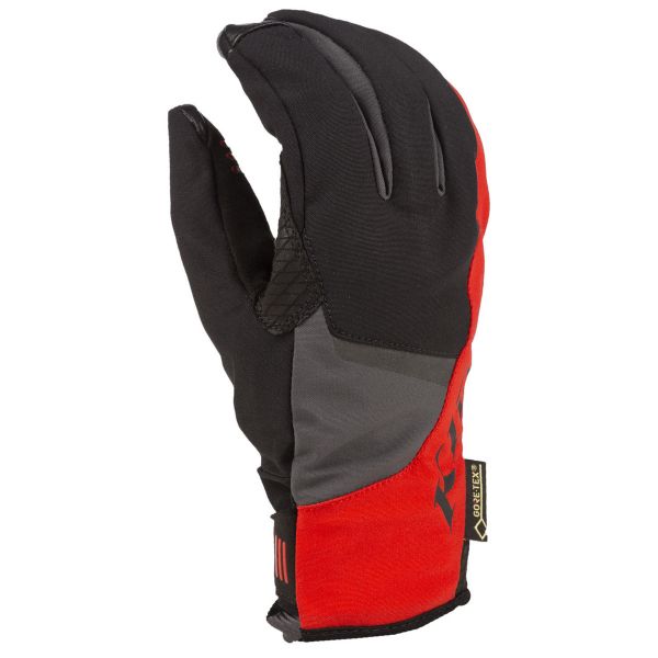  Klim Snowmobil Gloves Non-Insulated Inversion GTX High Risk Red