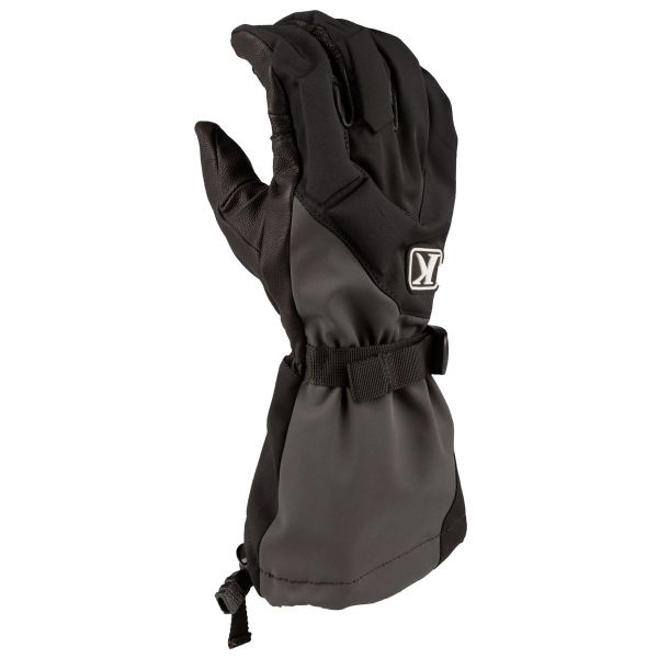  Klim Snowmobil Gloves Non-Insulated Togwotee Black/Asphalt