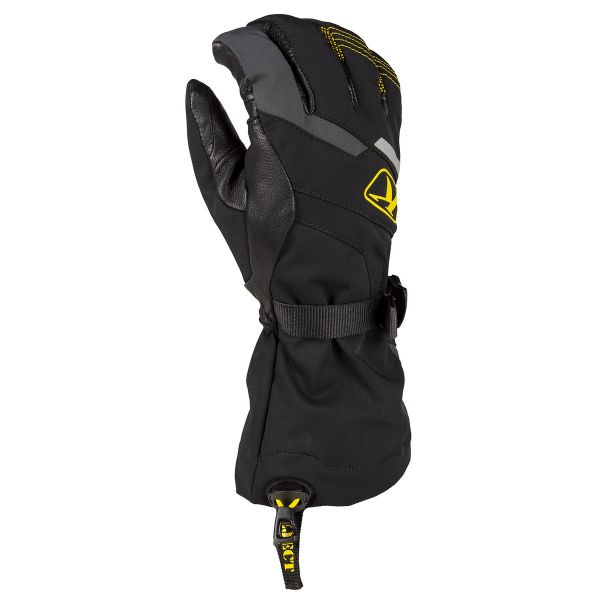 Gloves Klim Snowmobil Gloves Insulated Powerxross Gauntlet Black