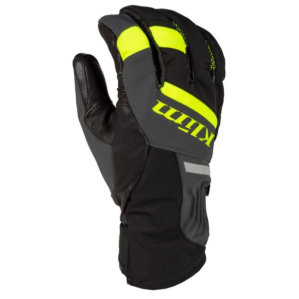  Klim Snowmobil Gloves Insulated Powerxross Hi-Vis