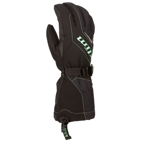 Manusi Snowmobil Klim Manusi Snowmobil Insulated Dama Ember Gauntlet Black/Wintermint 24