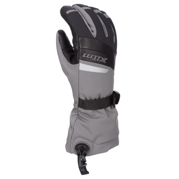 Gloves Klim Snow Insulated Radiate Gauntlet Lady Glove Castlerock Gray/Black 24
