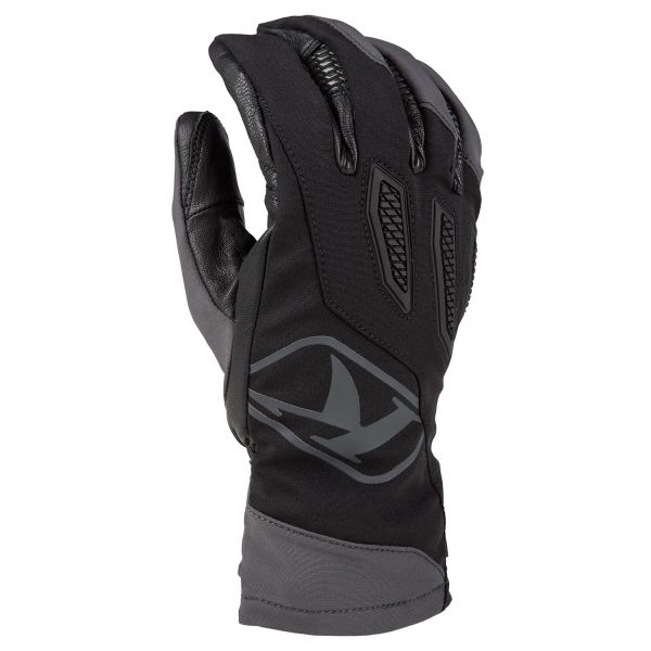 Gloves Klim Non-Insulated Spool Snowmobil Glove Asphalt/Black