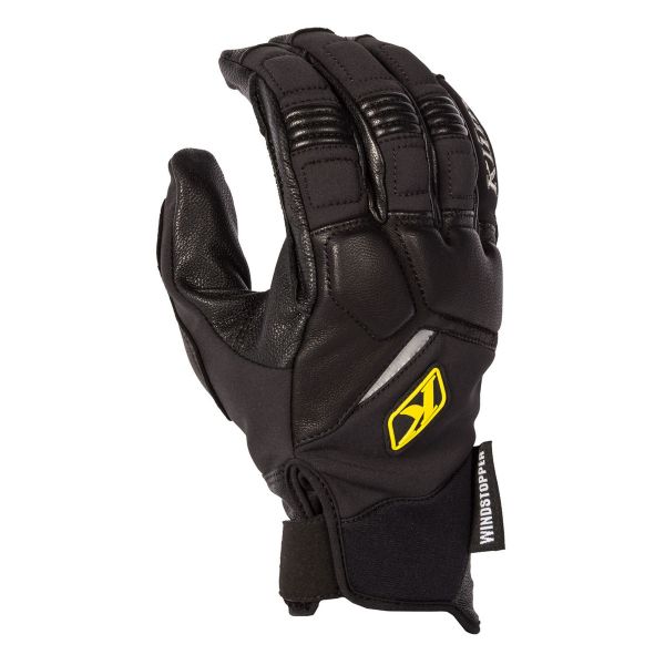Gloves Klim Snowmobil Gloves Short Inversion Pro Black