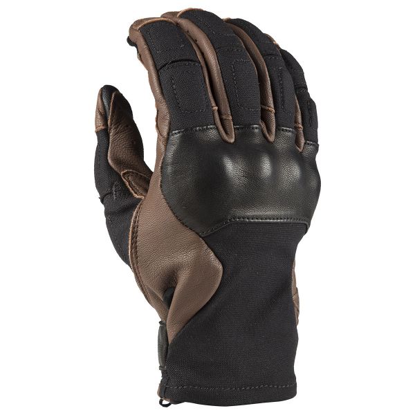 Gloves Racing Klim Marrakesh Sport Textile/Leather Glove Short Brown